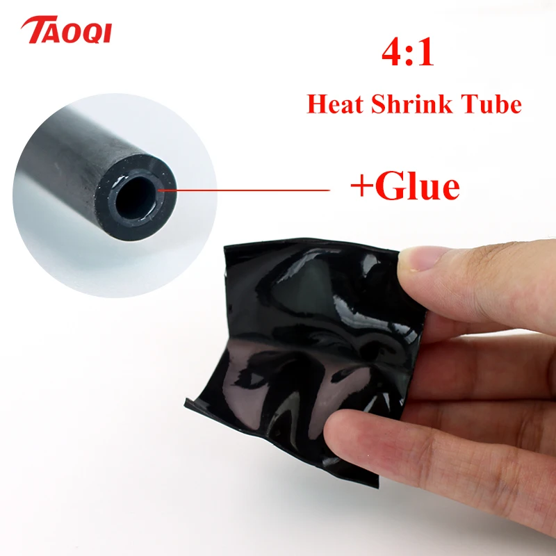1 meter 4:1 Thermoretractile Heat Shrinkable Tubing Heat Shrink Tube With Glue Dual Wall Tubing Diameter 4 6 8 16 24 40 52 72