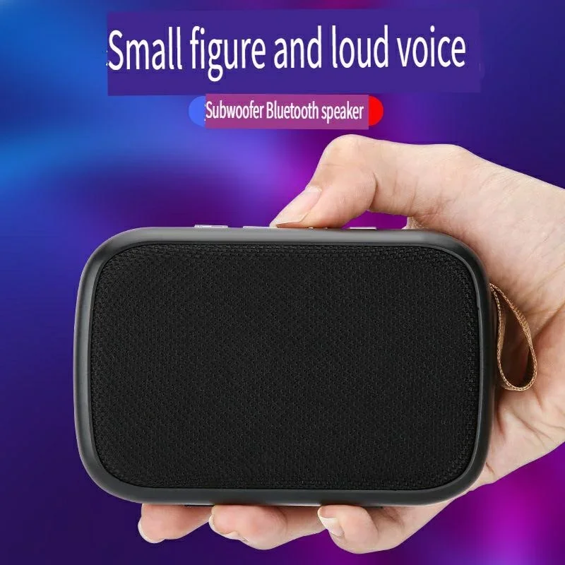 Stof draadloze Bluetooth-luidspreker buiten plug-in chuck luidspreker creatieve draagbare mini-subwoofer cadeau