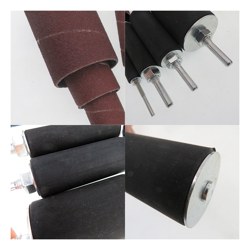 20pcs Sanding Drum with Color Box Sander Drum Kit Rubber Mandrels Sandpaper for Engraving Woodworking Drill Polishing Rotary