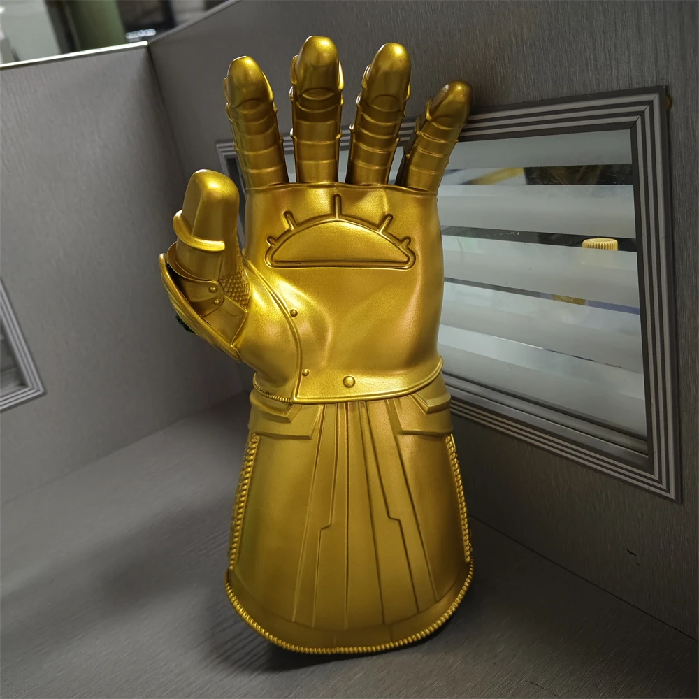 スーパーヒーロー Cos 小道具インフィニティガントレット LED ライトアップ Thanos 手袋レッドインフィニティ手袋ハロウィン大人のコスプレ武器子供ギフトおもちゃ