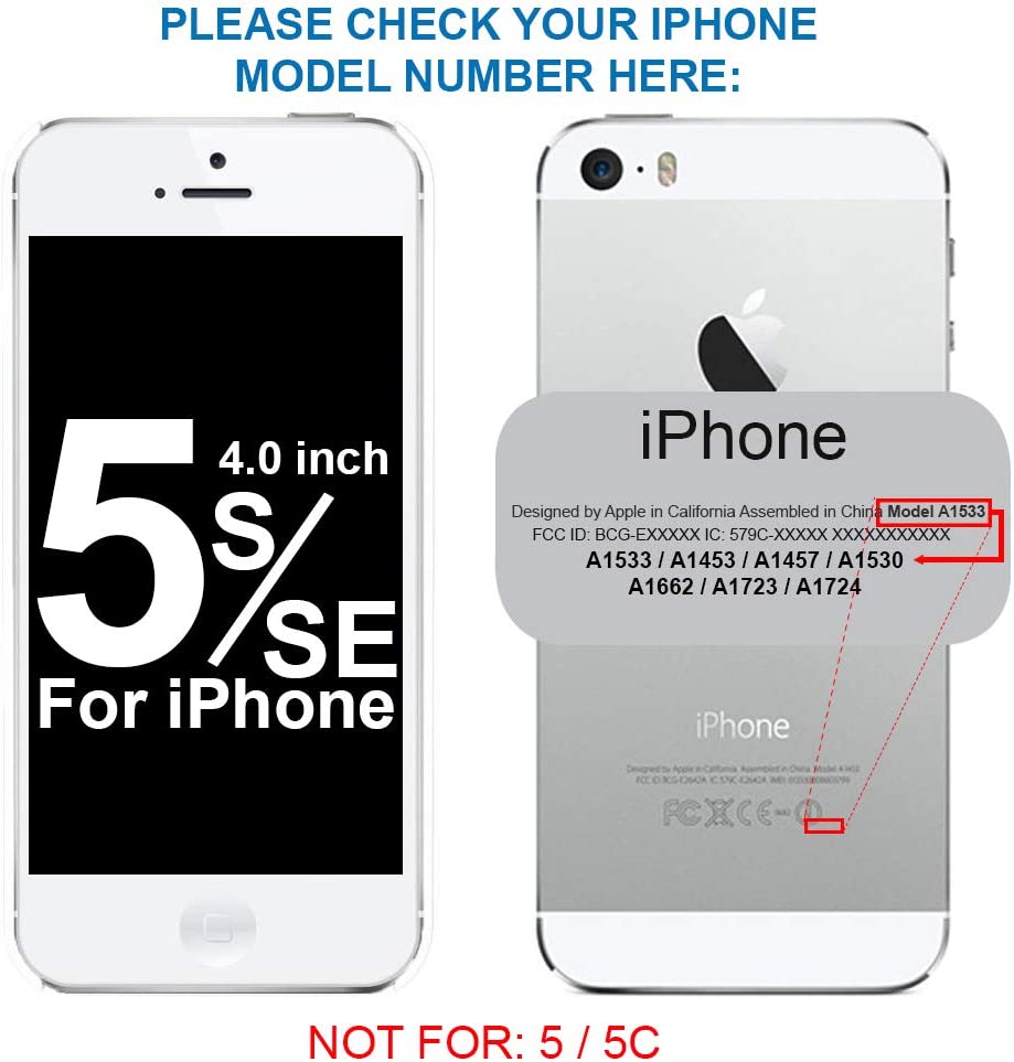 Plateau De Carte SIM Support De Remplacement Compatible avec iPhone 5s/SE 2016 - Incl. Broche SIM