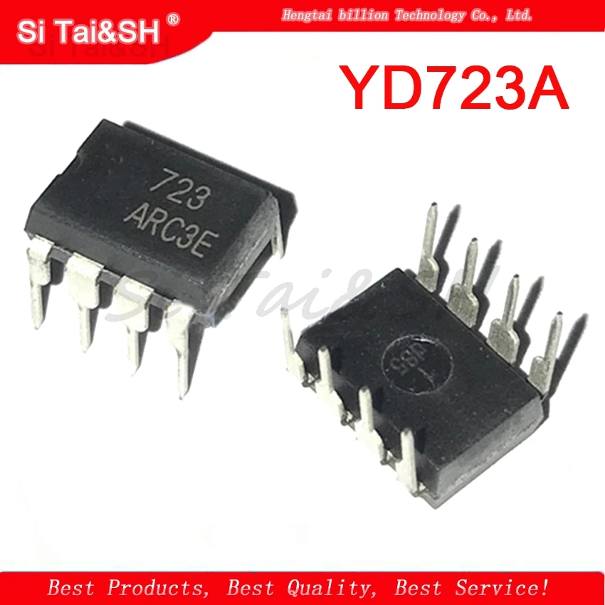 5 pz YD723A Custodia protettiva in plastica nera Per DIP-8 723A Custodia protettiva in plastica nera Per DIP-8 YD723 DIP