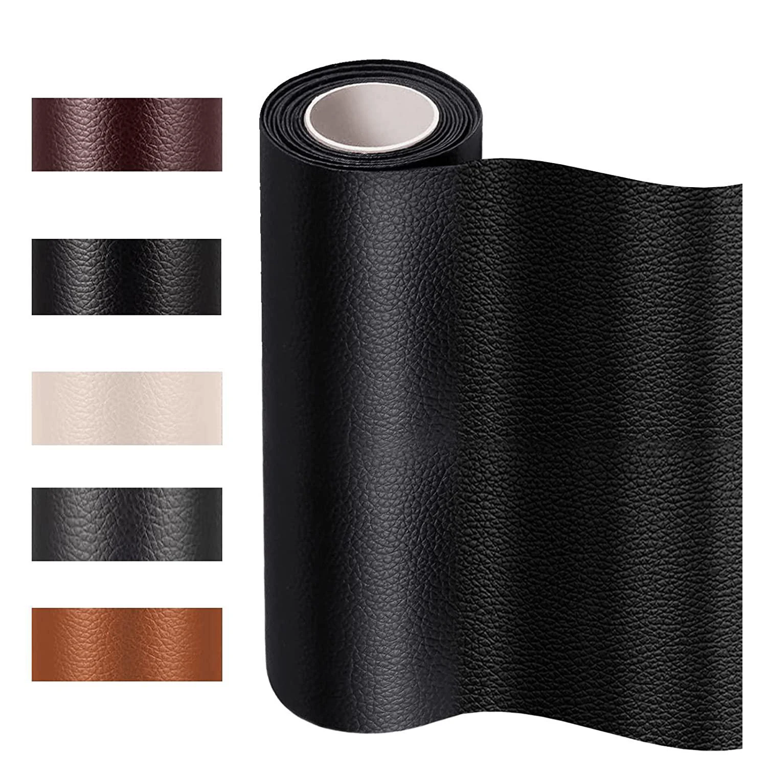Parche autoadhesivo para reparación de cuero, cinta autoadhesiva para casa, arreglo DIY para sofá, Moto, asiento de coche, silla, bolsa, hojas para el hogar, parches adhesivos