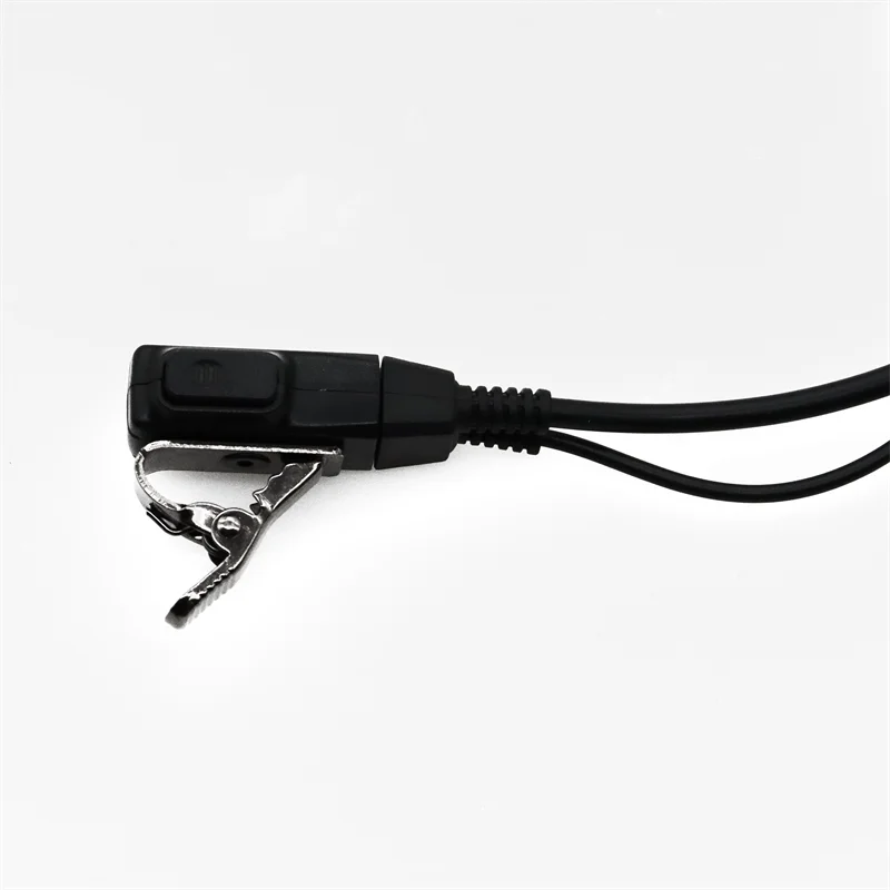 5 pçs tubo acústico de ar fone de ouvido para walkie talkie baofeng rádio k porta fone ptt com microfone para UV-5R 888s guarda fones de ouvido