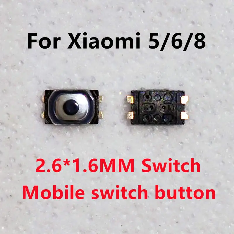 10Pcs/Lot Tactile Push Button Switch Tact Micro Switch SMD On Off Inner Button for iPhone Android Huawei Mi OPPO Mobile Phone