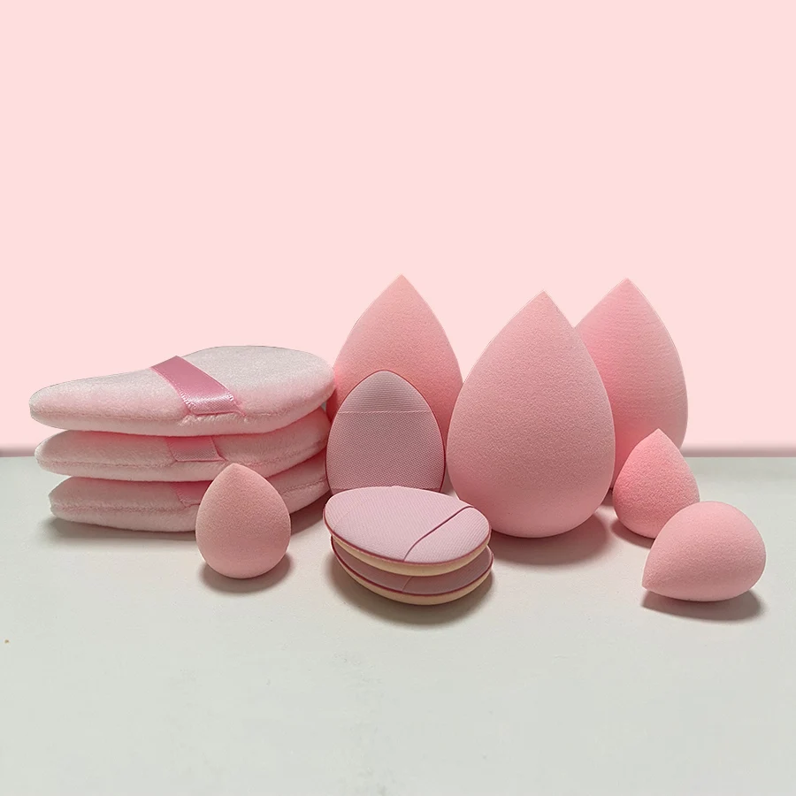 Set combinato piccolo, medio e grande da 12 pezzi Makeup Puff Essential per principianti