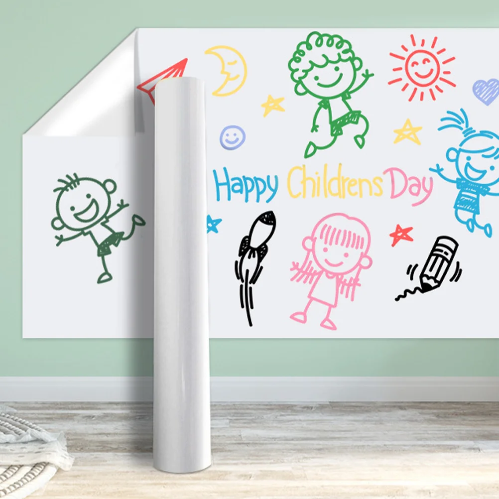 Portable Large Size Dry Erase Whiteboard Sticker Removable Adhesive Board Self Adhesive White Board Marker Board Presentation