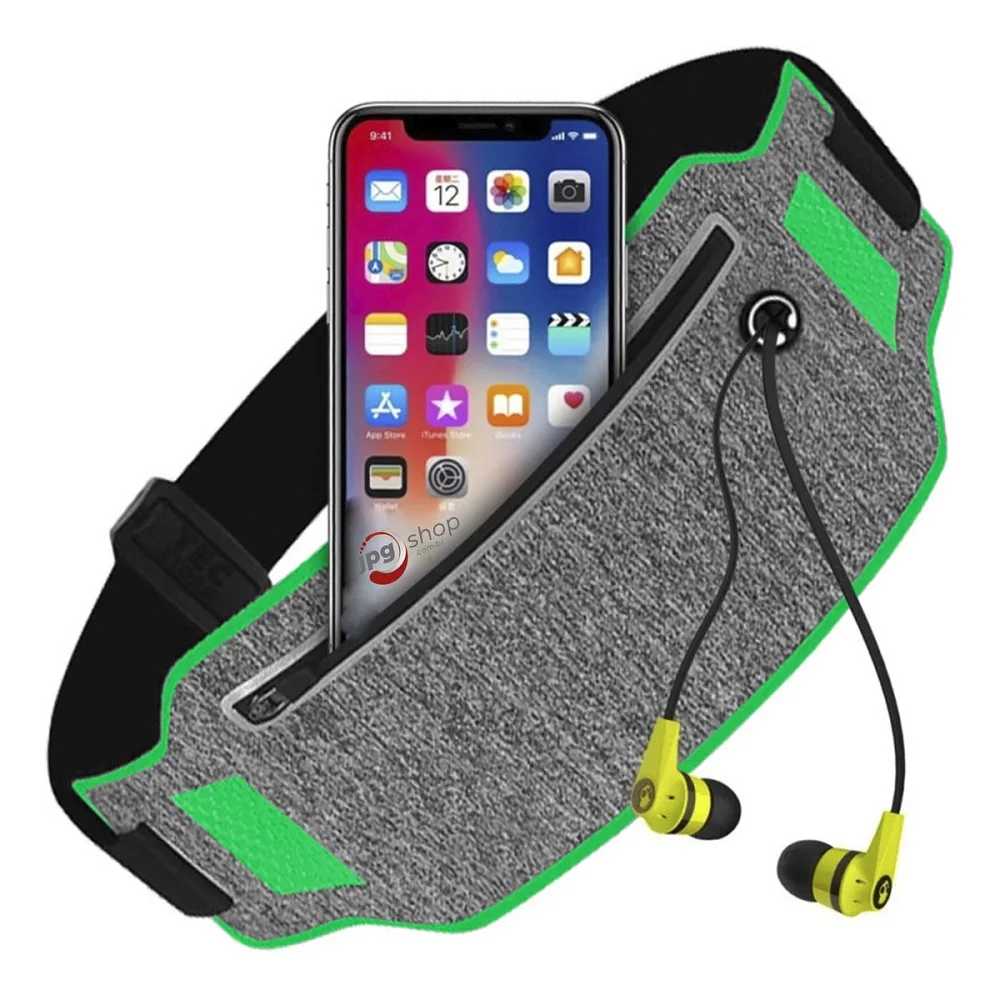 Pochete Impermeável à Prova D'água Pequena e Leve Corrida Academia Bike Porta Celular Água