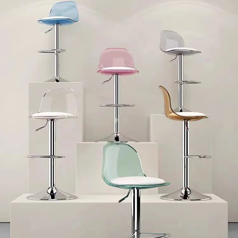 Taburetes de Bar de altura de Accent, taburetes minimalistas para dormitorio, fiesta de pesca, balcón, bartaburetes modernos, muebles de moda cómodos y ergonómicos