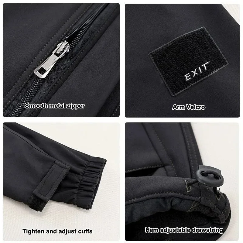 メンズ厚手トラックスーツ,アウトドアスポーツスーツ,防風,防水,乗馬,登山,パッド入り,2ピースセット,冬,新品