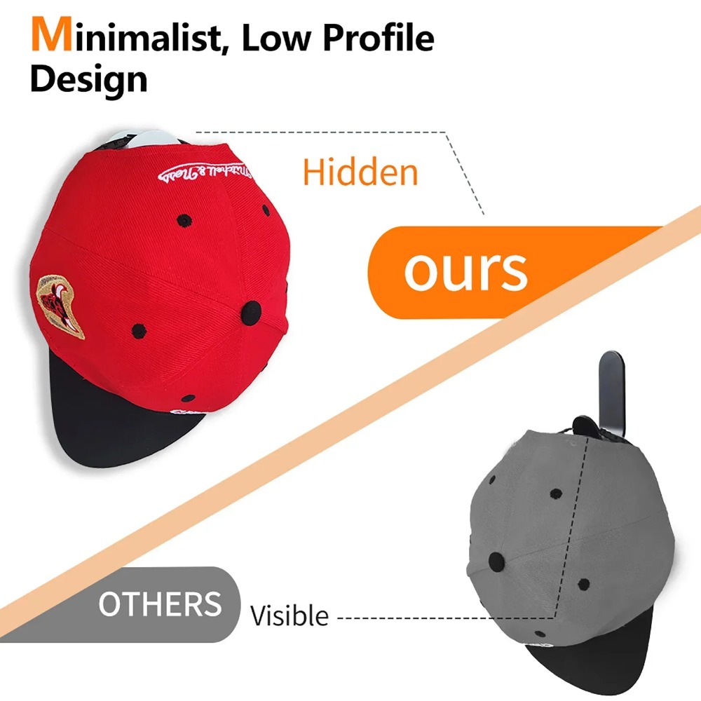 2/4/8/10 шт. коробка для хранения бейсболок и шляп, без сверления