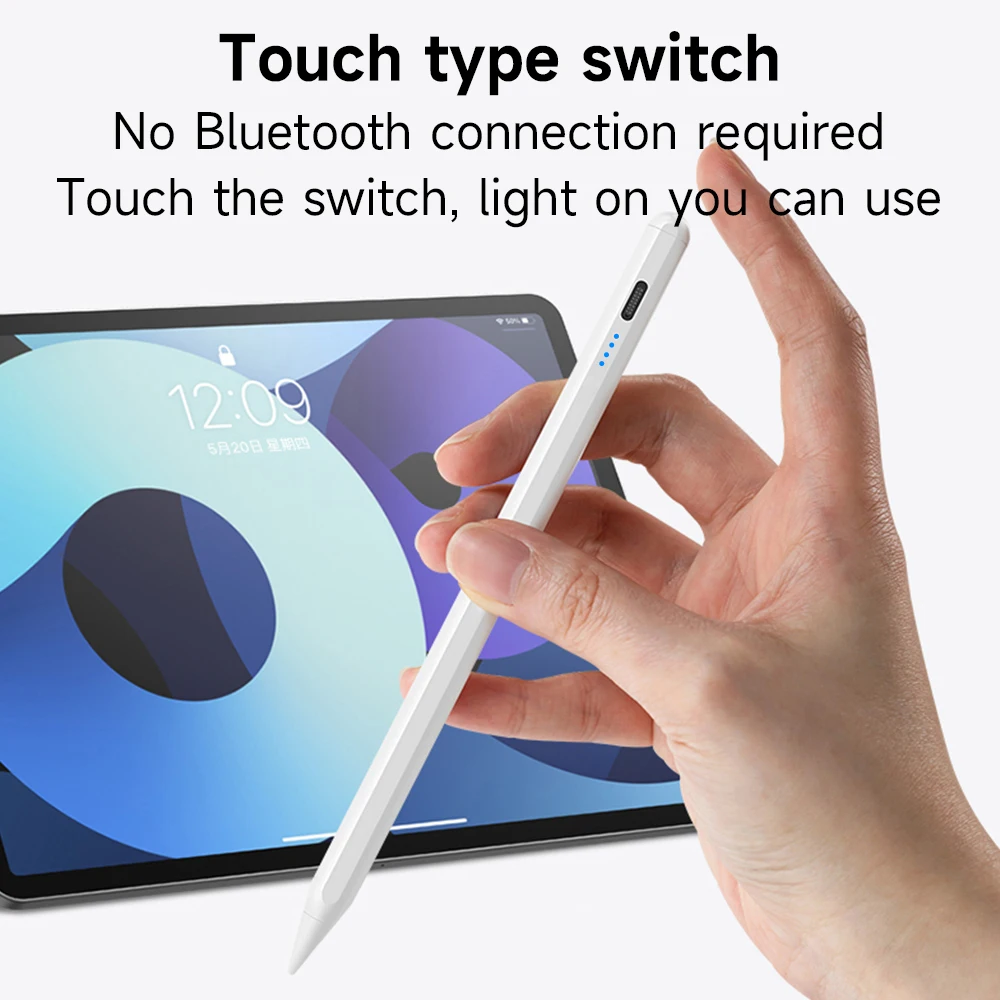 Lápiz óptico para teléfono inteligente Android, tableta, accesorios para iPad, iPhone, bolígrafo táctil universal con estuche para lápices, puntas de lápiz