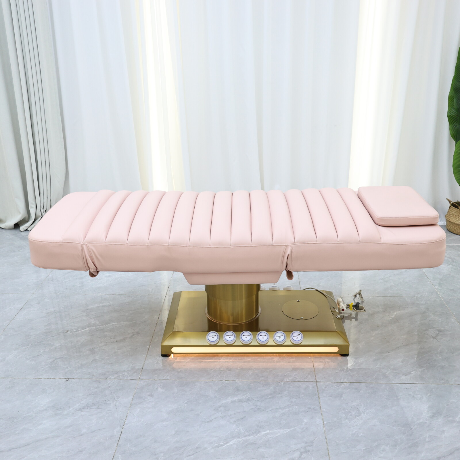 Cama de cuidados de beleza e cuidados faciais, mesa de massagem, camas de diagnóstico de exame físico, cadeira, móveis comerciais de salão de beleza