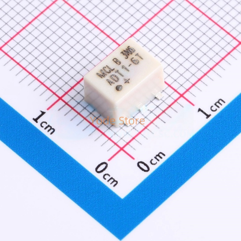Радиочастотный трансформатор ADT1-6T+ 50Ом 0,03-125 МГц