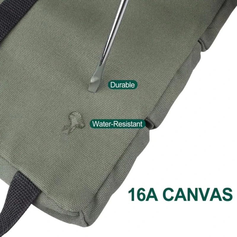 Multi-Purpose Roll Up Tool Bag,Wrench Roll,Canvas Tool Organizer Bucket,Car First Aid Kit, Wrap Roll Storage Case