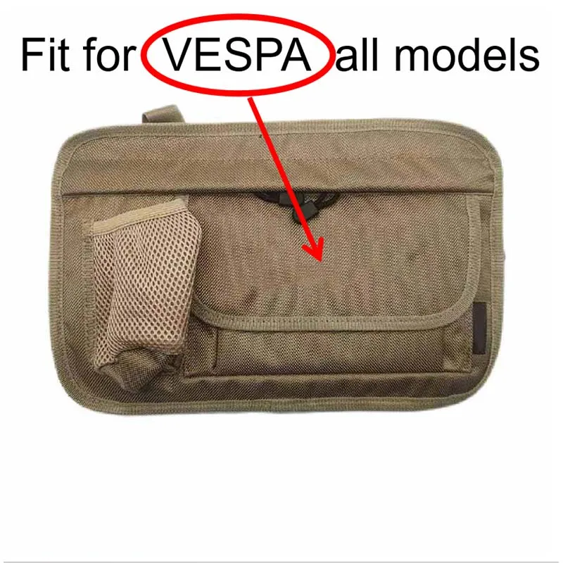 Bolsa impermeable para guantes, bolsa de almacenamiento de lona para Vespa Scooter GTS LX LXV GTV Sprint Primavera 150 300, accesorios para motocicleta
