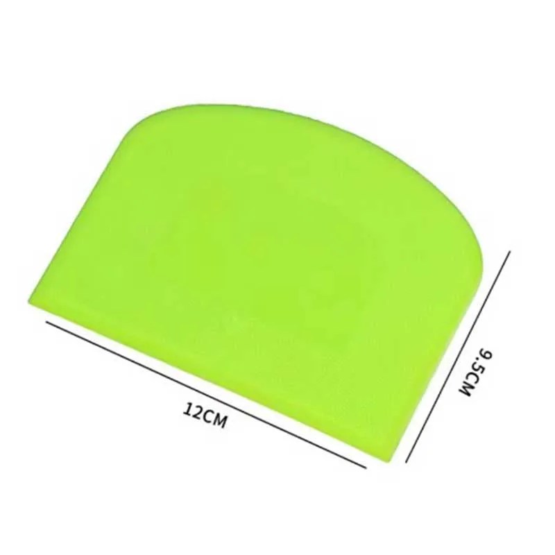 1pc Plastic Cake Cream Spatula, Dough Knife, Butter Scraper With Plain Smooth Edge, Baking Tools