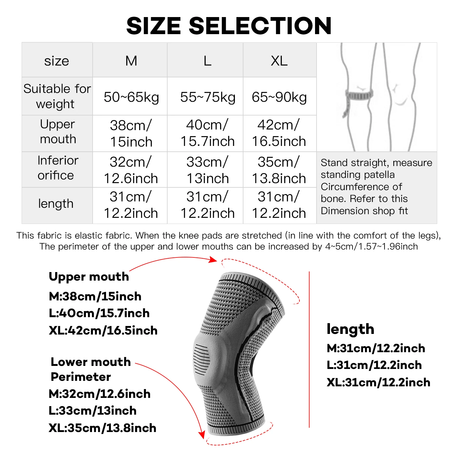 1 PC Knie Pads Strap Patella Mediale Unterstützung Meniskus Silikon Kompression Schutz Sport Knie Hosenträger Basketball Laufen Prot