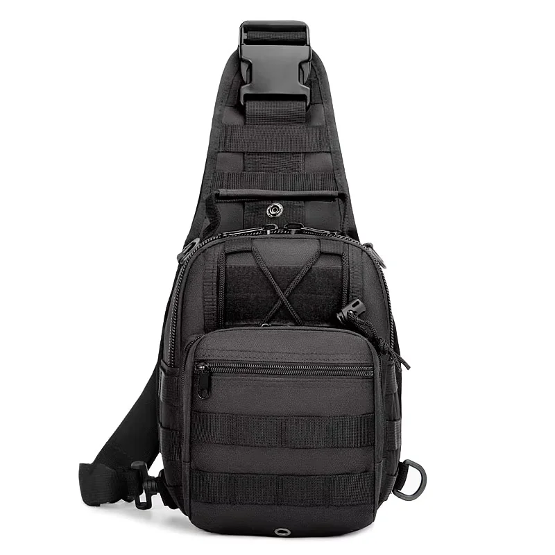 Saco de peito à prova dwaterproof água pacote de cintura dos homens ao ar livre tático bolsa crossbody bolsa de ombro esporte viagem ofertas packs fanny packs para homem