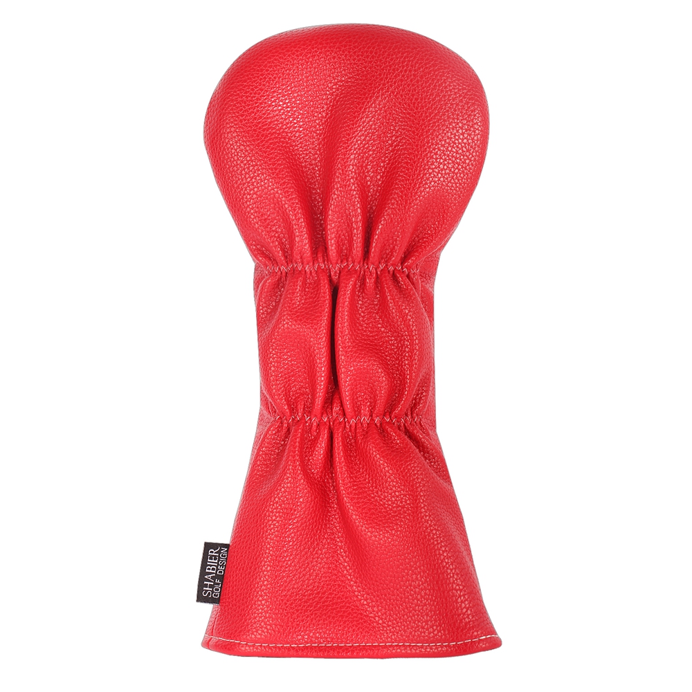 Red Remove Before Flight Synthetic Leather Golf Headcover Square Large Mallet Blade Putter Headcover 460CC Driver covers