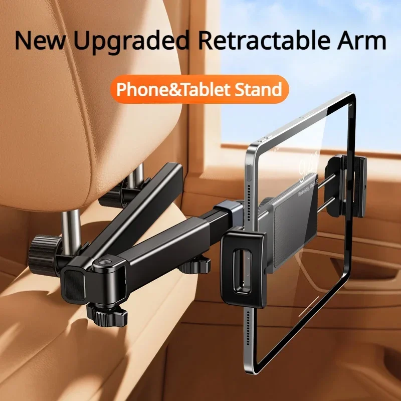Teleskop Auto Hinten Kissen Telefon Halter Tablet Rotierenden Auto sitz Hinten Ständer Kopfstütze Brac ket für Telefon Tablet 5 13 Zoll