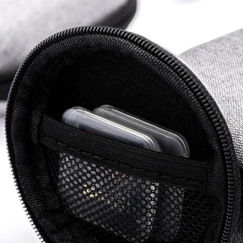 Portable Shockproof Headphone Case Earphone Bag Headset Storage Bag Hard Shell Earphone Accessories memory Card USB Cable