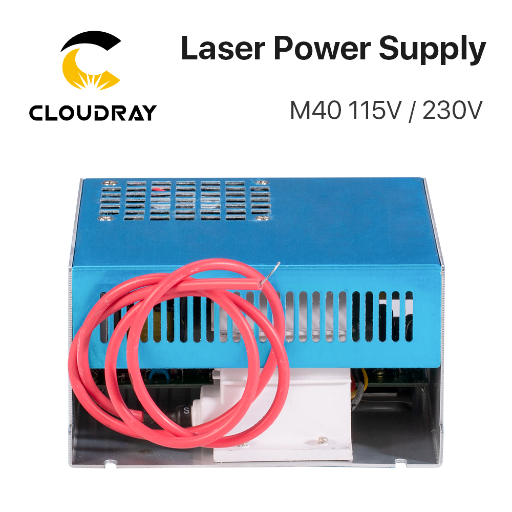 Cloudray 40W CO2 Laser Power Supply M40 115V 230V for CO2 Laser Engraving Cutting Machine 35-50W