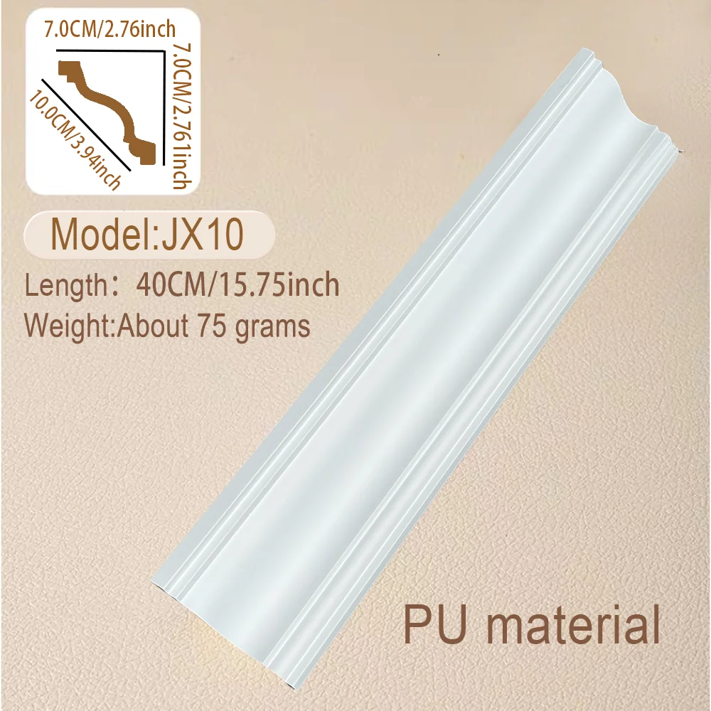 18 pieces PU imitation gypsum decorative corner line imitation solid wood polyurethane foam ceiling decorative line