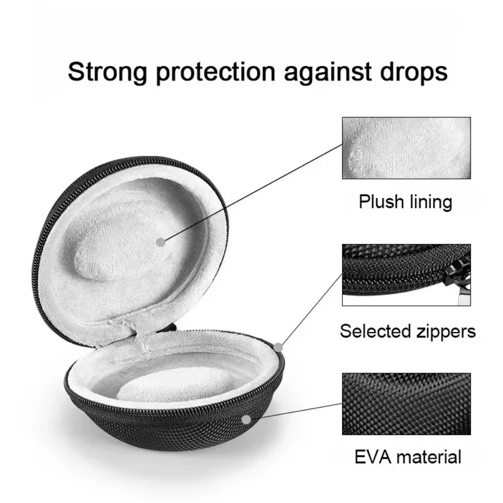 Custodia da viaggio portatile in EVA per orologio singolo, scatola portaoggetti per orologio, supporto per orologio impermeabile per smartwatch, contenitore con cerniera