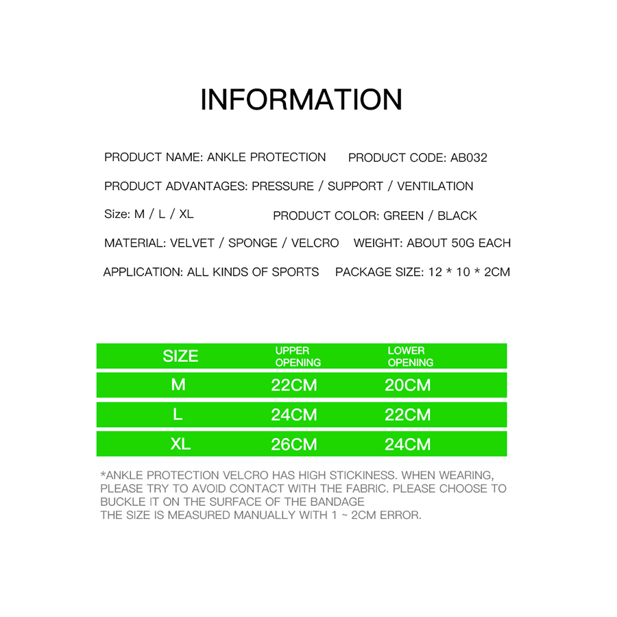 Tornozelo ajustável apoio ferida atadura, voleibol e basquete, Fitness tornozelo cinta, qualidade perfeita, 1pc