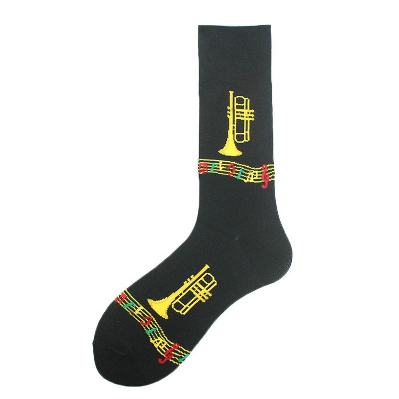 Calcetines divertidos de diseño feliz para hombre, Calcetines Unisex con diseño de dinosaurio y cerveza de oveja, Calcetines de Jacquard, monopatín de Hip Hop Unisex