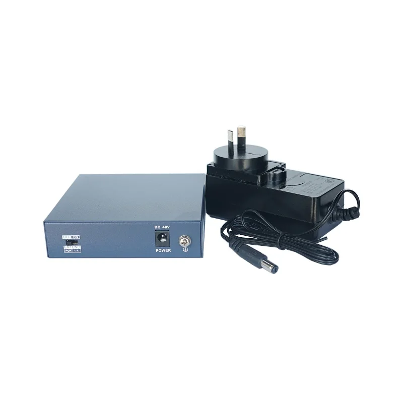HIKVISION 4CH PoE-Switch, DS-3E0105P-E/M Unmanaged PoE LAN-Switch, PoE LAN-Netzwerk-Switch
