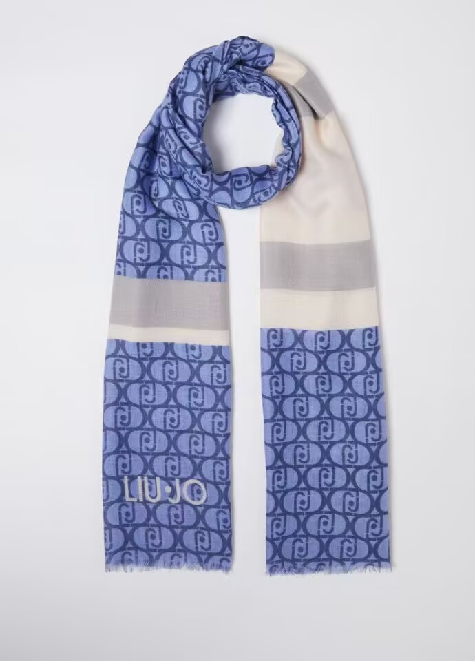 New Italian printed, fashionable and exquisite long shawl scarf for foreign trade original order