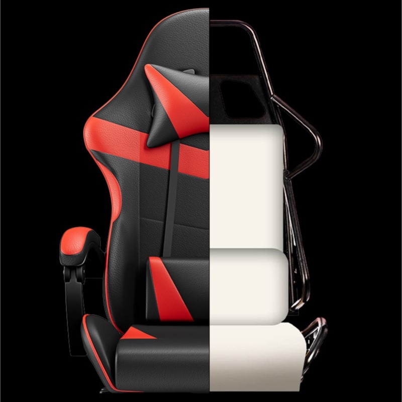 Guig-家庭用の人間工学に基づいたリクライニングゲーミングチェア,コンピューターの背もたれ,セディア,ゲーミング,新品