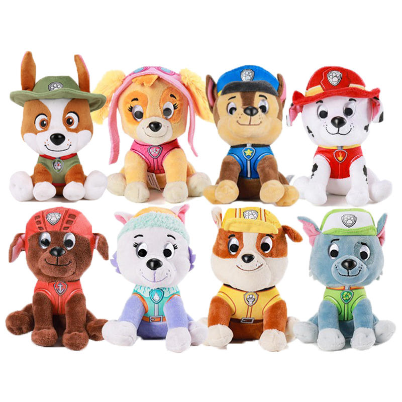 Echte Pfote Patrouille 9 Arten jagen Skye Everest in Signatur Schnee rettungs uniform 6 "15-18cm Anime Puppe Plüsch Spielzeug Kinder Geschenk