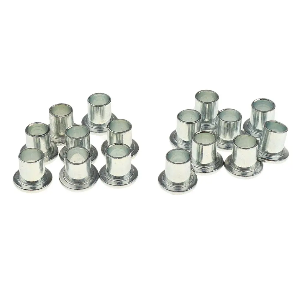 Roues de patins à roulettes en ligne en fer de 8mm, 16 pièces, accessoires, bagues de roulement central, entretoise, patins durables, chaussures, pièces de rechange