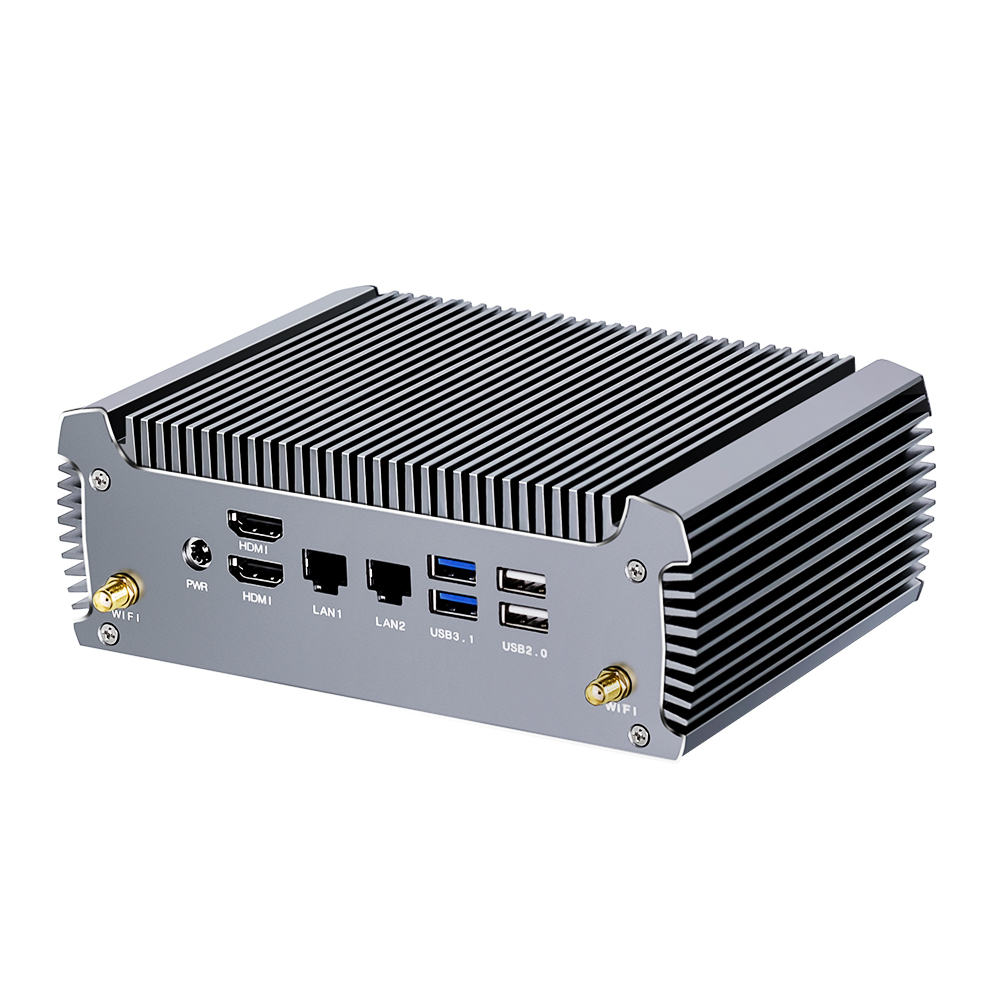 Topton Quạt Không Cánh AMD Mini PC Ryzen 7 4700U 4500U Windows 11/10 Barebone Máy Tính 4K Dual HD HTPC Chơi Game máy Tính WiFi6 BT5.2
