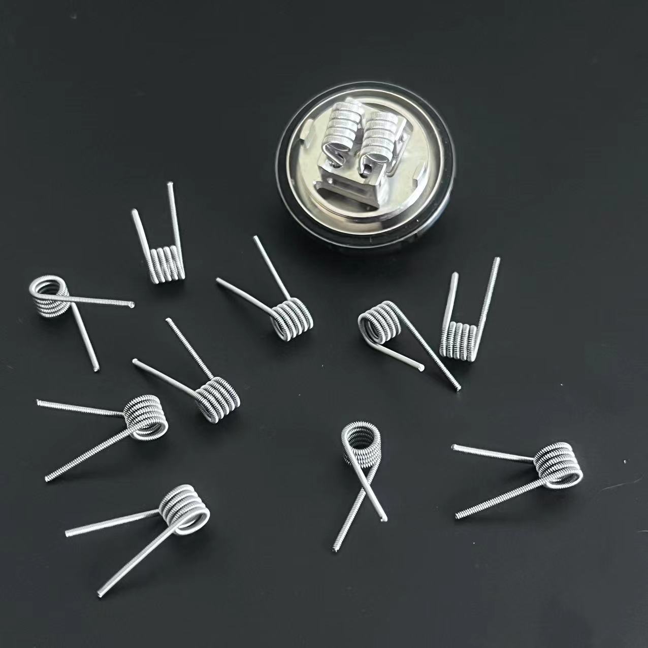 100/50/10PCS Premade Coils Resistance 0.2-0.85 Flat Mix Twisted Hive Quad Clapton Mirage Alien A1 Tool Accessories