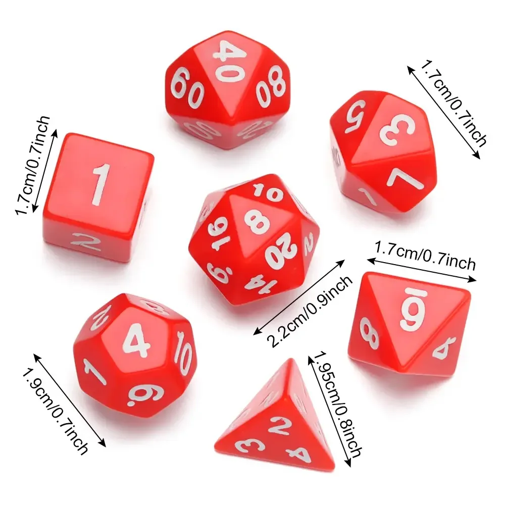 140/105/70pcs dnd Würfel Set mit Beutel zufällige Farbe polyed rischen transparenten Effekt für dnd rpg Rollenspiel Tisch Spielbrett Requisiten