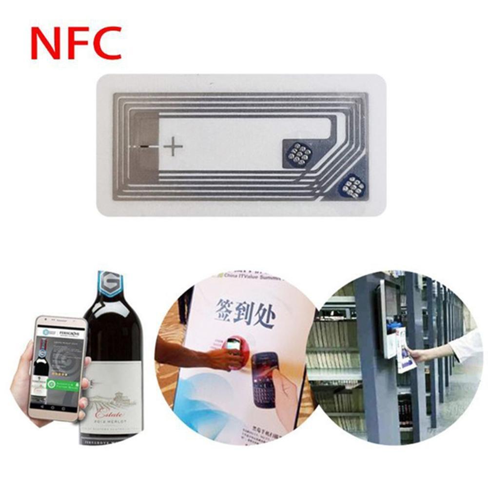NFC Wet Inlay Etiqueta, NFC Chip, Etiqueta NTAG213, Tag WiFi, Tag NFC Antena, 13.56MHz, 2x1cm, 2x1cm, 10Pcs