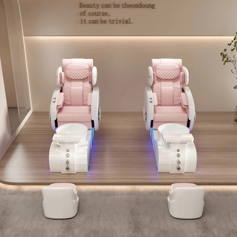 페디큐어 의자 살롱 의자 SPA 가구 등받이 마사지 의자 페디큐어 스툴 네일 소파 카우치 족욕 발 담그기 의자