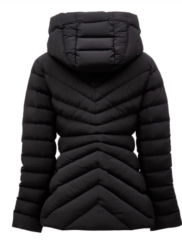 Herbst-und Winter puffer mantel Langarm-Daunen jacke mit Kapuze und Reiß verschluss mit hoher Qualität und niedrigem Preis