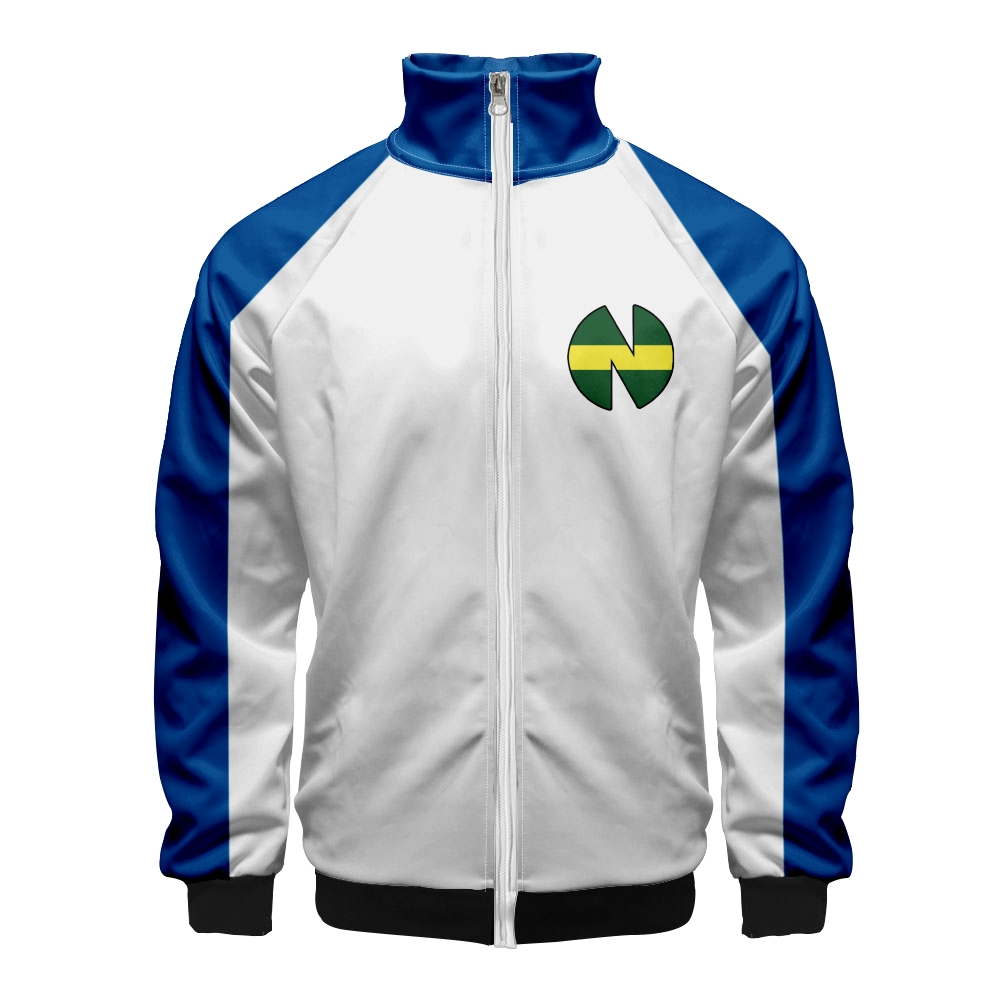 Mantel 3D-Druck Anime Kapitän Tsubasa Ozora Tsubasa Kojiro Hyuga Kostüm Unisex Hoodie Reißverschluss Jacke Fußballtrikots Uniform