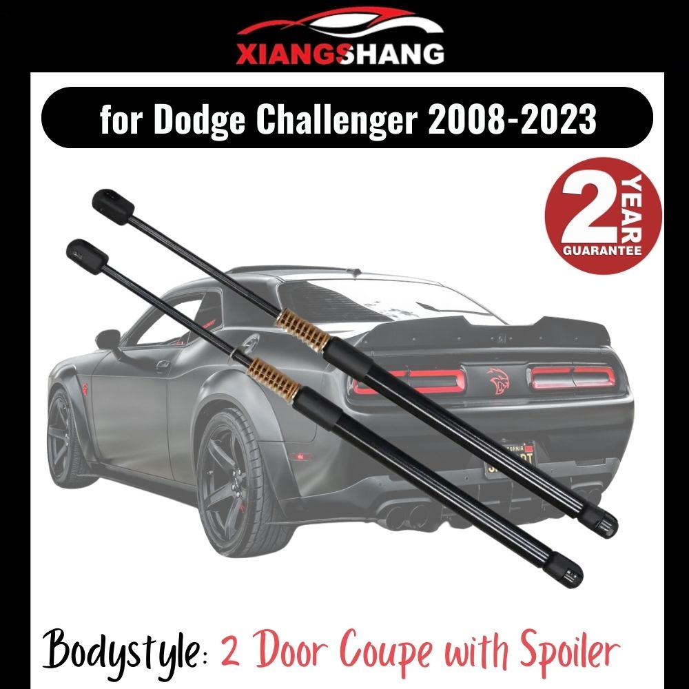 2 шт. задний демпфер задней двери для Dodge Challenger 2008-2023 2-дверный купе с спойлером 10 кг с пружинной опорой газовой стойки багажника