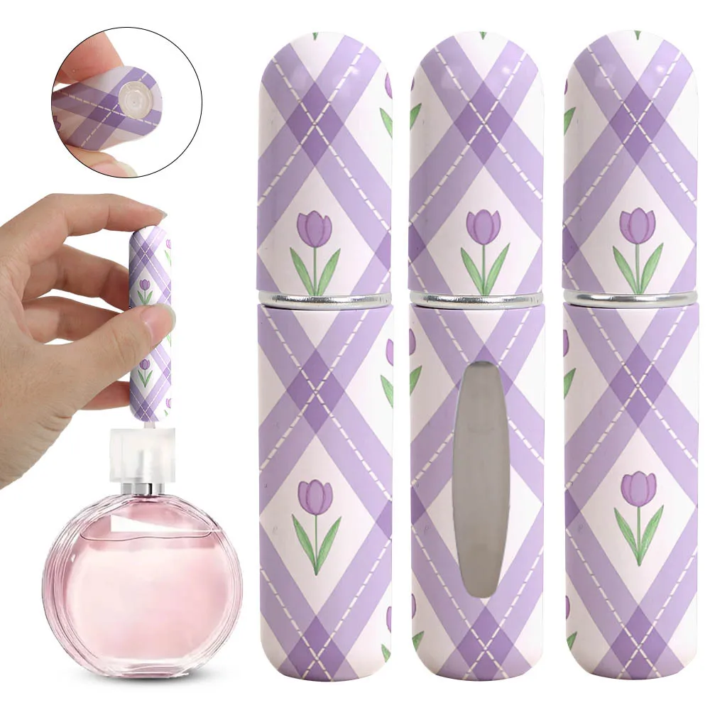 Gifts 5ml Mini Perfume Bottle Refillable Empty Empty Cosmetic Containers Portable Spray Atomizer Bottle