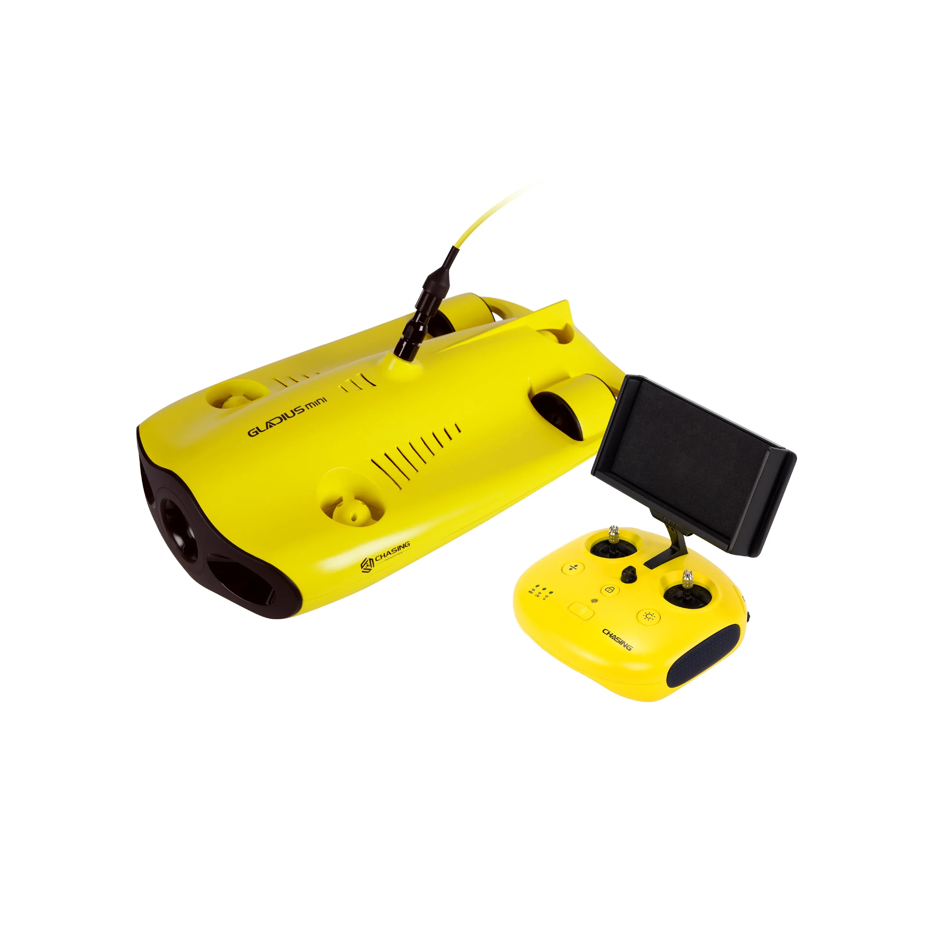 Dron submarino ROV con Control remoto y cámara, Robot de pesca, para exploración submarina, alimentado por batería
