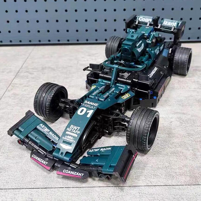 High-tech Building Blocks F1 สูตร 1 รีโมทคอนโทรล Super Racing รถ Moc อิฐ RC การวิเคราะห์ของเล่น Creative Expert ของขวัญ