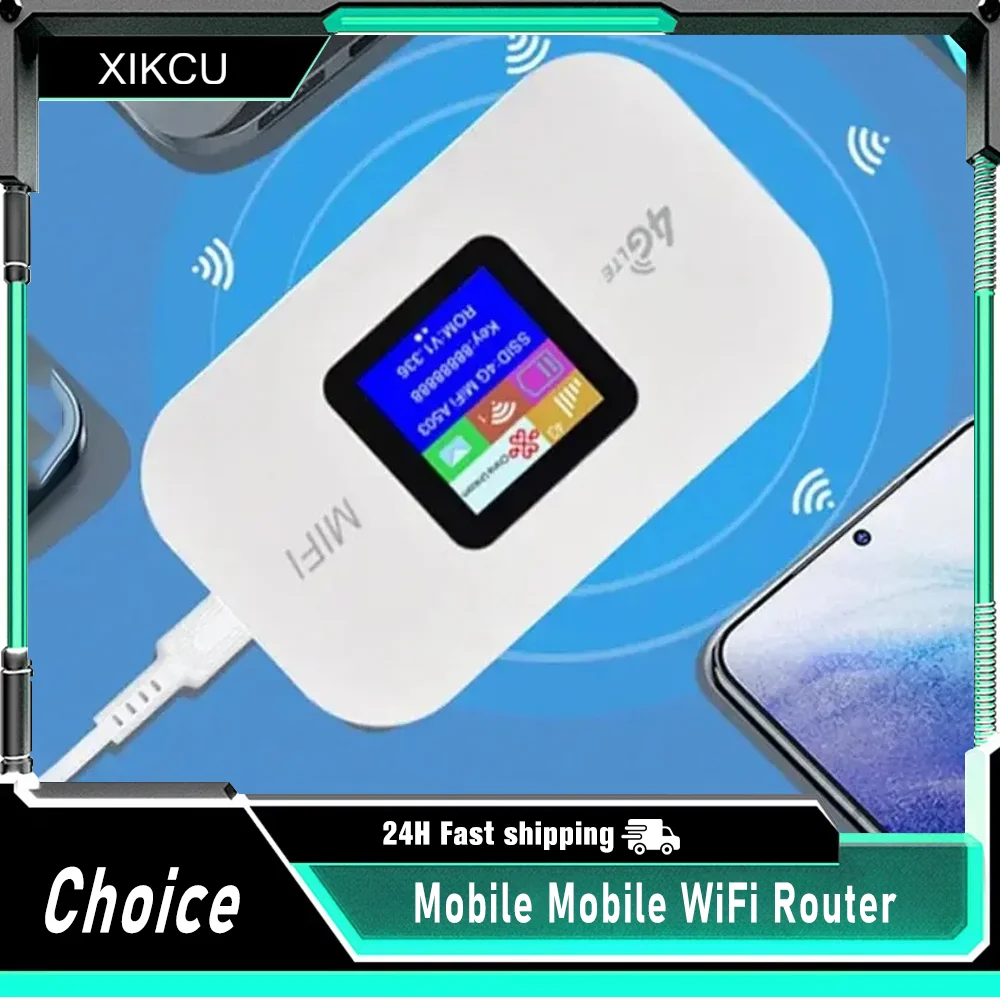 4G Lte Router Draadloze Wifi Draagbare Modem Mini Outdoor Hotspot Pocket Mifi 150 mbps Sim-kaartsleuf Repeater 3000 mah