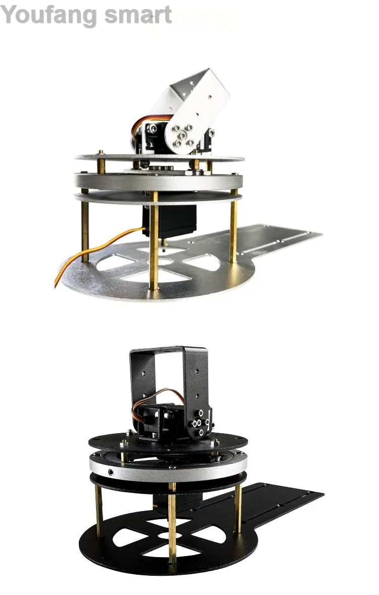 2 DOF Robot Manipulator Metal DS3218 Mechanical Rotating Gimbal For Arduino Robot DIY Kit UNO/ESP32/STM32 Programmable Platform