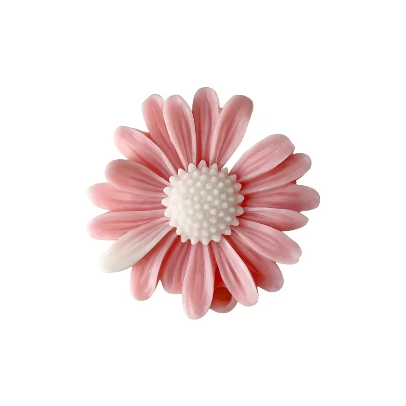 Molde de vela de silicona con forma de Margarita, vela perfumada, molde de jabón para aromaterapia, Kit de fabricación de velas, molde de vela hecho a mano con flores DIY